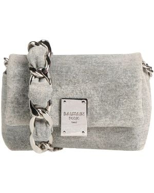Balmain Bolso Con Bandolera - Gris