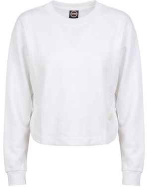 Colmar Sweatshirt Modal, Polyester, Elastane - White