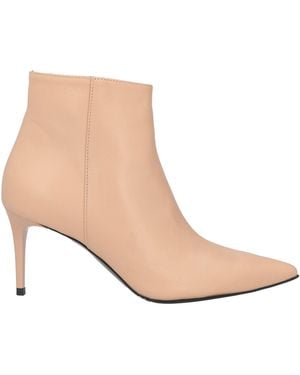 Bruglia Ankle Boots Soft Leather - Natural
