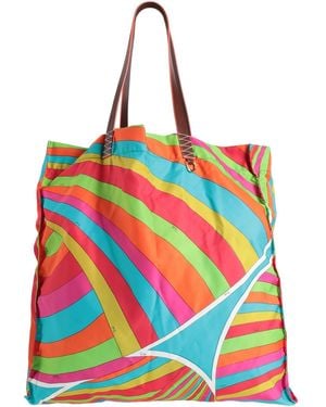Emilio Pucci Shoulder Bag Textile Fibers - Red