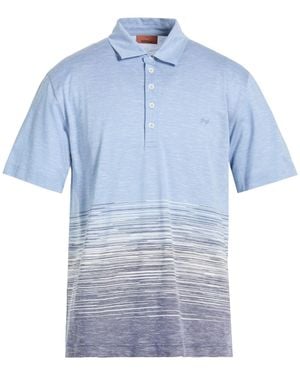Missoni Polo Shirt Cotton, Linen - Blue