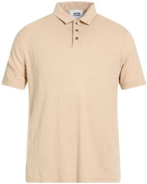 Alpha Studio Polo Shirts - Natural
