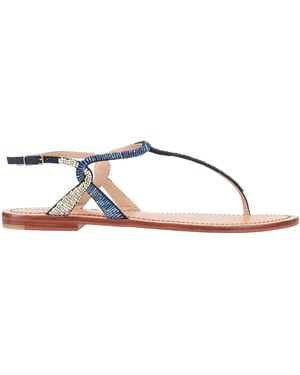 Maliparmi Thong Sandal Textile Fibres - Natural