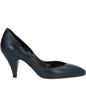 Jude Midnight Court Shoes Lambskin - Blue
