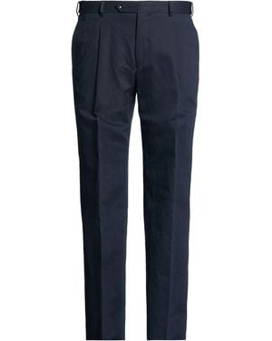 Paoloni Trousers Cotton, Linen - Blue