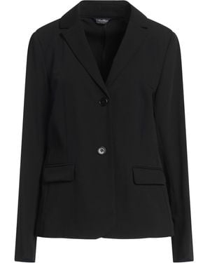 Max Mara Blazer Virgin Wool, Elastane - Black