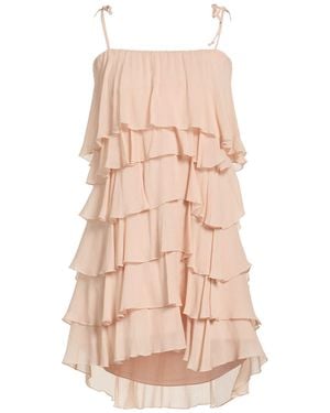 Soallure Mini Dresses - Pink