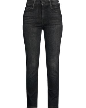 Mother Jeans Cotton, Post-Consumer Recycled Cotton, Polyester, Elastane - Black