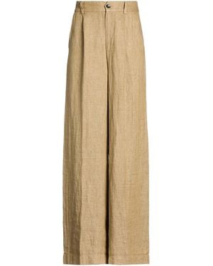 TRUE AVENUE Pants Linen - Natural