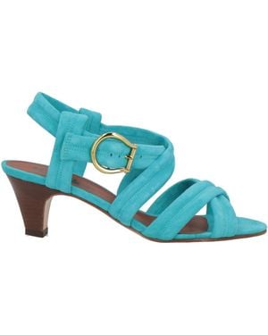 Michel Vivien Sandals Leather - Blue