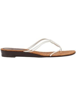 HAZY Thong Sandal Cowhide - White