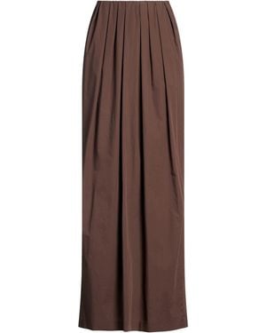 Brunello Cucinelli Dark Maxi Skirt Cotton - Brown
