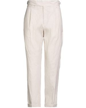 Ballantyne Pants Linen, Cotton, Elastane - White