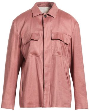 Lardini Jacket Linen, Viscose, Elastane - Pink