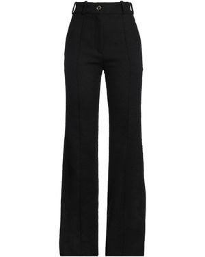 Patou Trousers Virgin Wool, Cotton, Polyamide - Black