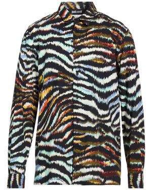 Just Cavalli Shirt Cotton, Viscose - Grey