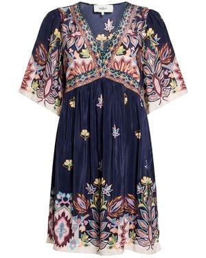 Ba&sh Mini Dress Viscose - Blue