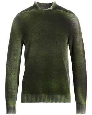 AROVESCIO Dark Turtleneck Wool, Cashmere - Green