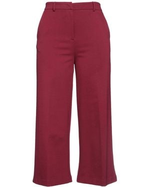 MM STUDIO Pants Viscose, Polyamide, Elastane - Red