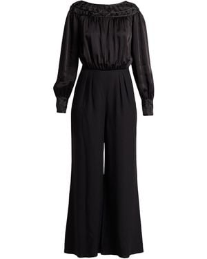 Alberta Ferretti Jumpsuit Acetate, Viscose - Black
