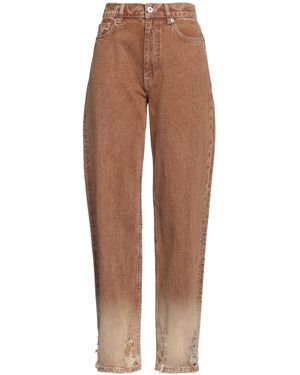 Twinset Pantaloni Jeans - Marrone