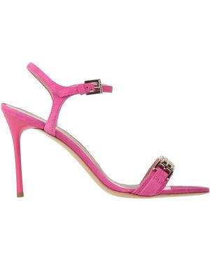 Baldinini Fuchsia Sandals Leather - Pink