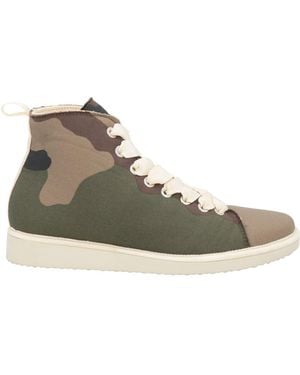 Pànchic Khaki Sneakers Textile Fibers - Brown