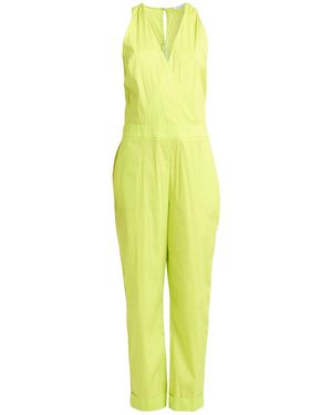 Patrizia Pepe Lime Jumpsuit Cotton, Polyamide, Elastane - Yellow
