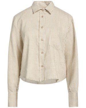 White Sand Shirt Linen, Polyester, Viscose - Natural