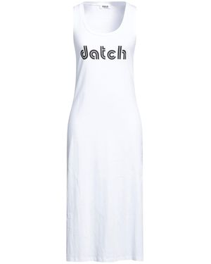 Datch Midi Dress Cotton, Elastane - White