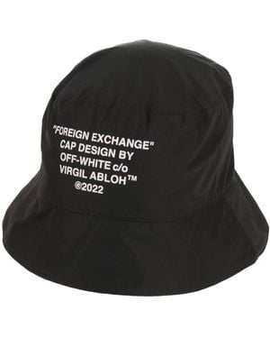 Off-White c/o Virgil Abloh Hat Cotton in Blue for Men | Lyst