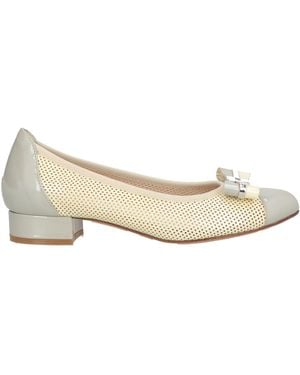 Melluso Ballet Flats Leather - Natural