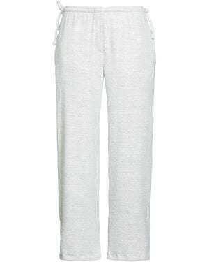 JACOB LEE Pants Nylon, Cotton - White
