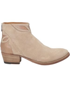 Pantanetti Ankle Boots Leather - Natural