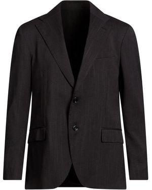 Lardini Blazer Wool, Silk - Black