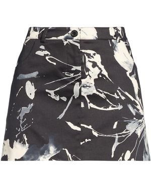 Grifoni Mini Skirt Cotton, Elastane - Black