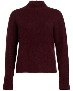 Kaos Burgundy Turtleneck Acrylic, Polyamide, Wool, Mohair Wool, Elastane - Purple