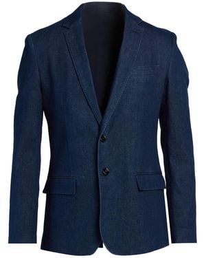 Dondup Blazer Cotton, Elastomultiester, Elastane - Blue