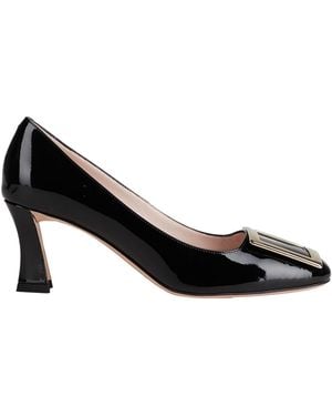 Roger Vivier Court Shoes Soft Leather - Black