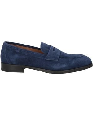 Testoni Loafers Leather - Blue