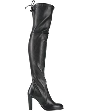 Stuart Weitzman Boot Leather - Black