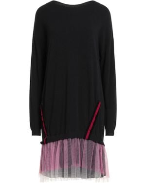 Hanita Mini Dress Nylon, Viscose - Black