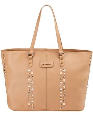 La Carrie Handbag Leather - Natural