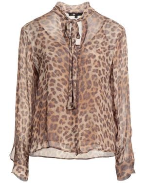 Maje Shirt Viscose - Brown