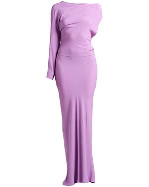 Semicouture Maxi Dress - Purple