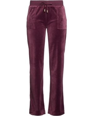 Juicy Couture Pants Polyester, Elastane - Purple
