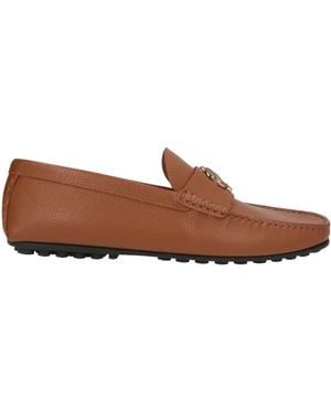 Roberto Cavalli Tan Loafers Leather - Brown