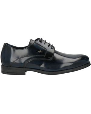 Fluchos Midnight Lace-Up Shoes Leather - Black