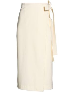 MSGM Midi Skirt - Natural