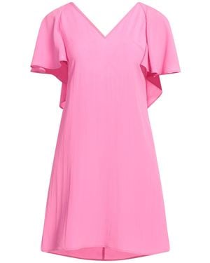 Suoli Mini Dress Acetate, Silk - Pink